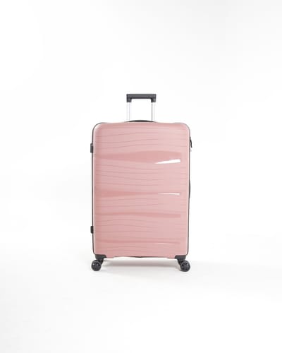 Berlin - Lichtgewicht reiskoffer - 28 inch - 93L - Compact Formaat L - 76x49x29 cm - Met ingebouwd TSA-slot - Roze