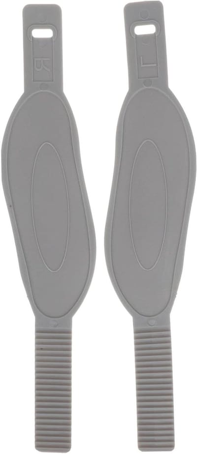 Verstelbare Pedaalriemen - Fietsbanden Hometrainer - Thuis Sporten - Antislip Ontwerp - 30x5.5cm - Donkergrijs