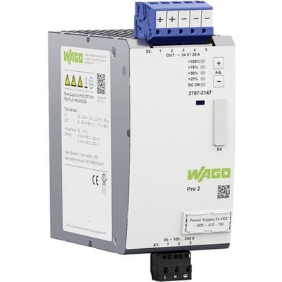 WAGO 2787-2147 DIN-rail netvoeding 20 A 480 W Inhoud 1 stuk(s)