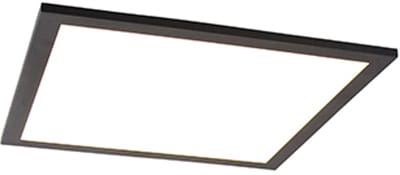 QAZQA liv - Moderne Dimbare LED paneel | Plafondlamp met Dimmer - 1 lichts - L 400 mm - Zwart - Woonkamer | Slaapkamer | Keuken