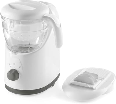 SVN® Stoomkoker baby - Stomer en Blender - 6-in-1 Multifunctionele Baby Cooker - Wit - 28cm x 24cm x 32 cm; 2.07 kg