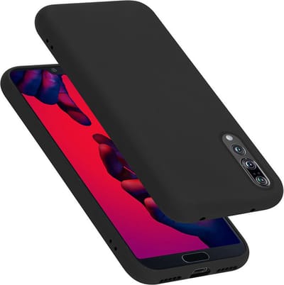 Cadorabo Hoesje geschikt voor Huawei P20 PRO / P20 PLUS in LIQUID ZWART - Beschermhoes gemaakt van flexibel TPU silicone Case Cover