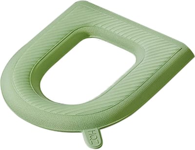 Toiletbrilhoes - Toiletkussen Onderlegger - Comfort Verhogend - Waterdicht EVA Materiaal - 43 x 39 cm - Avocado Groen