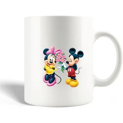Mug - Disney - Minnie Mouse et Mickey Mouse - Céramique - 30cl - Compatible lave-vaisselle