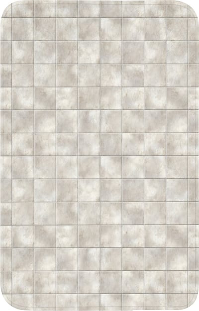 WC mat 50x80 cm - Antislip - Tegels - Natuurlijk - Grijs - Toiletmat - Vloermat - Douchemat - Toilet tapijt - Toiletmatten