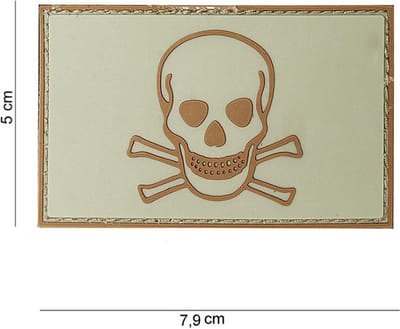101 Inc Embleem 3D Pvc Skull And Bones  10071