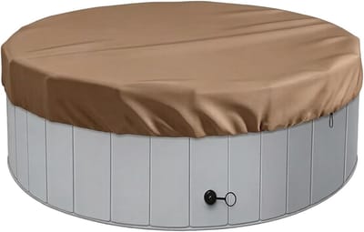 Ronde spa cover 200x30cm - zware kwaliteit - met verstevigde randen - optimale bescherming voor uw bubbelbad - ShopVlot
