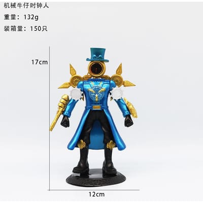 Skibidi Toilet Cameraman Titan Anime Klokman Figuren Titanium Figuur Handgemaakt Model Poppen Verzameling Hobby Speelgoed Desl Decor
