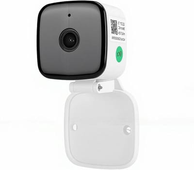 Slimme Binnencamera - Beveiligingscamera HD - Huisbewaking Toepassen - Menselijke Detectie - 105 Graden Hoek - Wit