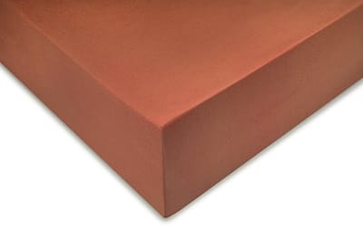 Zohome Satinado Hoeslaken - Eenpersoons - Katoensatijn - 90x210-220cm - Oranje