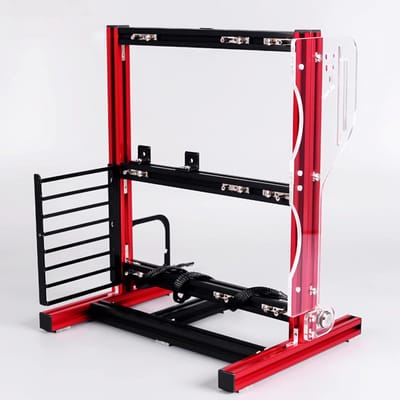 Computer Behuizing - Open Chassis - PC Bouwen - Goede Koeling - 31.5 x 24.6 cm - Aluminium