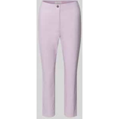slim fit stoffen broek in verkorte pasvorm
