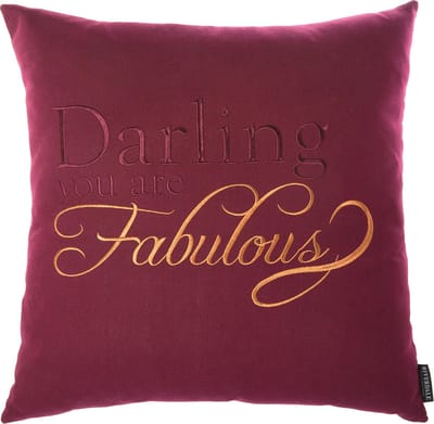 Riverdale Fab - Kussen - 45x45cm - burgundy
