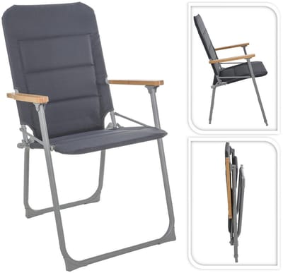 Gardington - Duurzaam Bamboehout - Opvouwbaar - Tuinstoel - Campingstoel – Set van 4