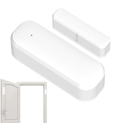 Raamsensoren - Magnetisch alarm - Huisbeveiliging - Draadloze wifi verbinding - 7.4 x 4.5 x 2.5 cm - Wit