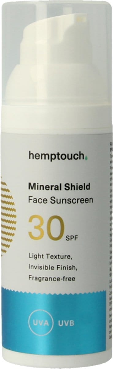 Hemptouch Mineral Shield Face Sunscreen SPF 30 zonnebrandcrème 50ml