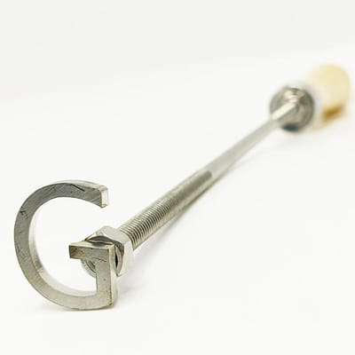 Branding Iron - Hout Branden - Ambachtelijk Merken - Verstelbare Letters - 25.4 cm - Zwart