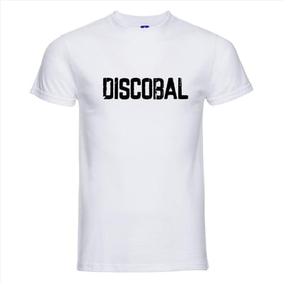 T-shirt Discobal | Festival | Wit | Maat XS