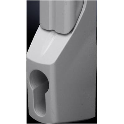 Rittal TS 8611.070 Comfortabele handgreep Voor profielcilinder Grijs-wit (RAL 7035) 1 stuk(s)