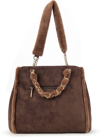 Giuliano kunst suede schoudertas Michelle - Kunst suede - Bond - Winter - Dames - Bruin