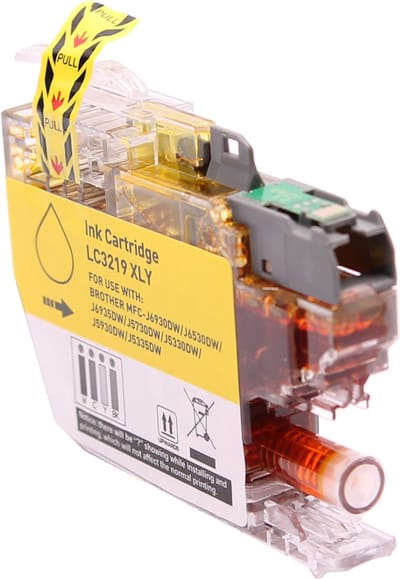 ABC huismerk inkt cartridge geschikt voor Brother LC-3219XL geel voor Brother MFC-J5330DW XL MFC-J5335DW MFC-J5730DW MFC-J5830DW MFC-J5930DW MFC-J6530DW MFC-J6535DW MFC-J6730DW MFC-J6930DW MFC-J6935DW