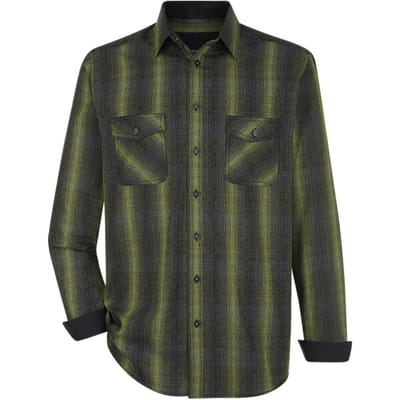 Babista herren Overhemd - 39/40 - groen - Plus Size