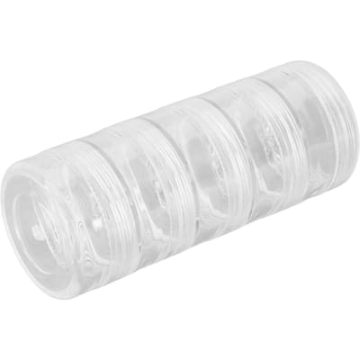 Boîte de rangement pour pièces de montre à 5 niveaux Contenant transparent pour composants de vis de montre et mouvements Organisateur 1,5 pouce white