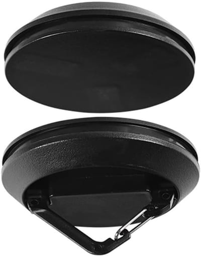VHV-Magneethaak - Sterke magneethaken - Magneetclips - Heavy Duty - Krachtig - Voor cruise, tent en kamperen - Buitengebruik - 7*7*3.1cm - Zwart