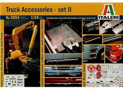 Italeri Modelbouwpakket Militaire voertuigen - 3854 Truck Accessoires - Set II Plastic - 1:24 - Modelbouw