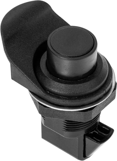 Drukknopsluiting - Kastslot - Deuren Beveiligen - Eenvoudig te bedienen - 6.5 cm - Zwart