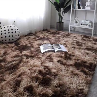 Lichtgrijs Tapijt Familiekamer Pluche Vloerkleed Slaapkamer Vloer Pluizige Matten Antislip Huis Decoratieve Tapijten Zacht Fluweel Tapijten Kinderen Deken 100X160cm(39.3X63In) blauw