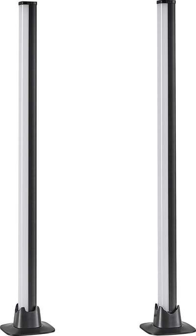 REALITY BOY Tafellamp - Zwart - incl. 2x LED RGB 5W - Dynamisch licht - Geintegreerde dimmer - Memory functie - Afstandsbediening - RGB-kleurwisselaar - Sound bediening