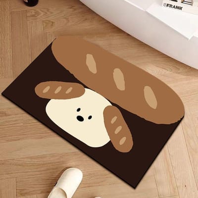 ins wind cartoon schattige diatomeeënaarde zachte vloermat absorberend antislip sneldrogend badkamer toilet ingangsdeurmat 40 * 60cm [third generation water absorption]