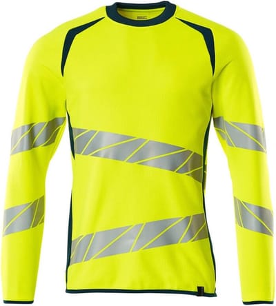 Mascot Accelerate Safe Sweatshirt 19084-781 - hi-vis geel/donkerpetrol - 2XL