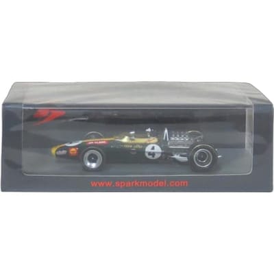 Spark schaal Lotus 49 1968 F1 Zuid-Afrikaanse Grand Prix Winnaar Clark Afgewerkt Product 1/43 #4 J. gray
