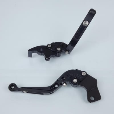Levier Myra pour moto KTM 125 Duke 4T 2013 à 2015 alu CNC noir / paire Neuf