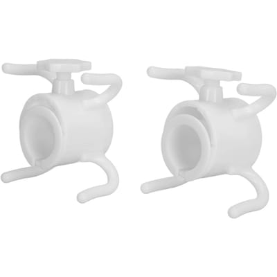 2 Stuks Plastic Strandparaplu Ophanghaak Parapluhanger 4 Tanden Handdoek Hoed Zonnebril Houder
