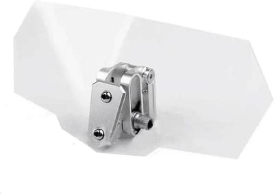 Motor Windscherm - Verstelbare Deflector - Comfortabel Rijden - Universele Pasvorm - 27 x 122 cm - Transparant