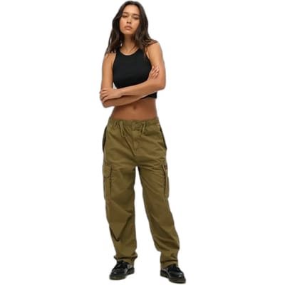 Oversized parachute baggy broek voor dames Superdry