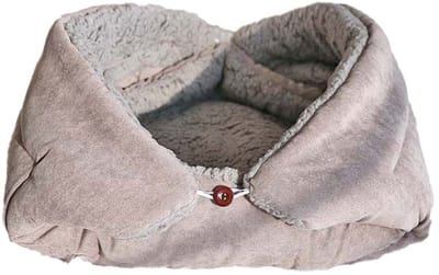 Huisdierenbed - 80x60 CM - Wasbaar En Opvouwbaar - Zachte, Luchtige Pet Mat - Geschikt Voor Katten En Honden - Grijs