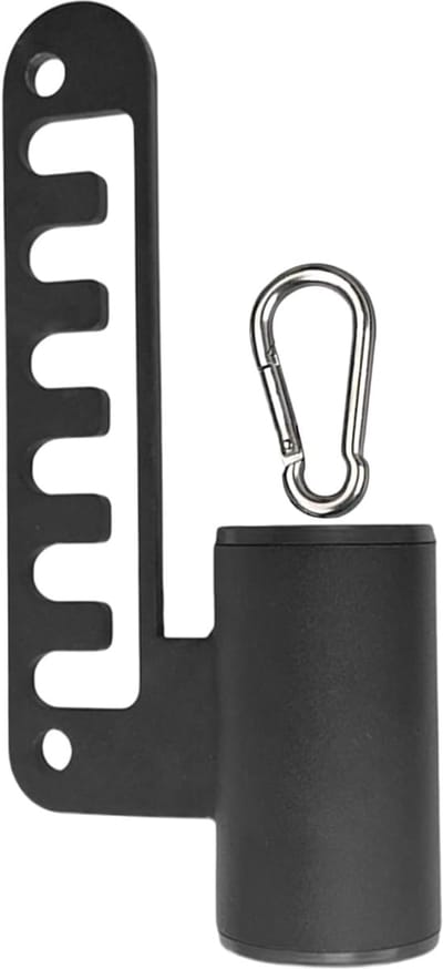 Krachttraining Accessoire - Fitness Opzetstuk - Thuis Gym - Versterkte Staalconstructie - 26 x 12.4 cm - Zwart