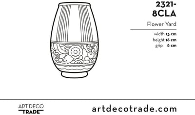 Wandlamp Flower Yard Geëtst Royal Chroom - Art Deco Trade