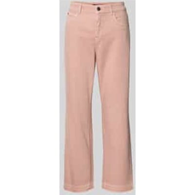 Feminine fit jeans met franjes en steekzakken