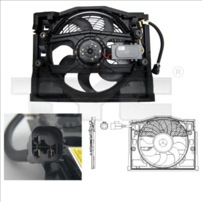 Koelventilatorwiel, motorkoeling TYC 803-0007