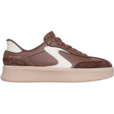Skechers Hotshot HI - Lifted Luxe Polyurethaan Dames Bruine Standaard Sneakers