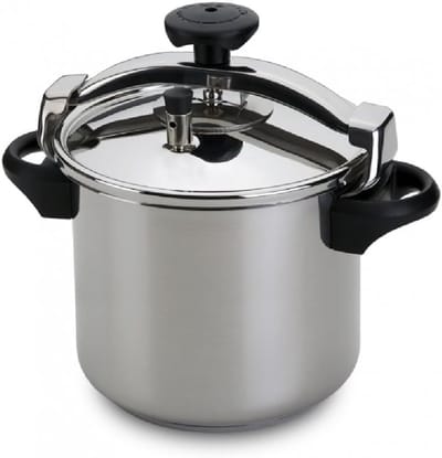Snelkookpan - Hoge Druk Pan - Snel Koken - 12 Liter Capaciteit - 10 Liter - Zilver