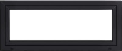 Kunststof Raam - PVC Venster - Energie Besparen - Draai-Kantel Functie - 115 x 40 cm - Wit Antraciet
