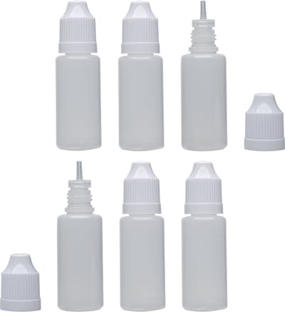 Model Craft Hobbyverf - POL1015/6 Empty Dropper Bottles - 15ml 6x Verf flesje - 6 ml