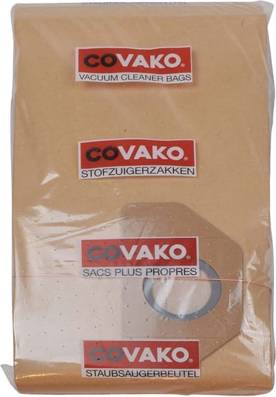 Geschikt voor CLEANFIX. voordeelpak 2 x 10 stuks. Stofzuigerzakken voor S10, S10Plus, S10PlusEco, SW15, 22.430, papier. COVAKO Merk