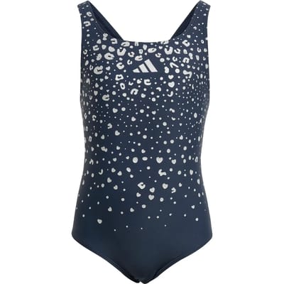 adidas Sportswear Glitter V-back Badpak Kids - Kinderen - Blauw